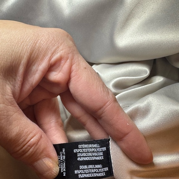 Lulus Cocktail Hour Ivory Wrap Dress – Faux Wrap Mini Dress | Size XS | NWT - Picture 7 of 7